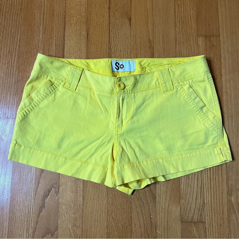 SO Vibrant Yellow Shorts (Junior 13)